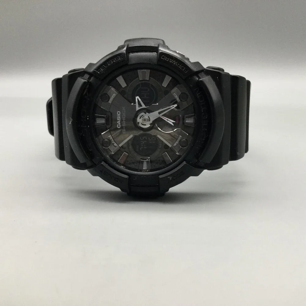 Casio G-Shock 5229 GA-201 Mens Watch 52mm Digital Black Dial Resin New Battery